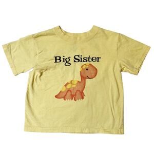 Big Sister Dinosaur Shirt Size 4T
